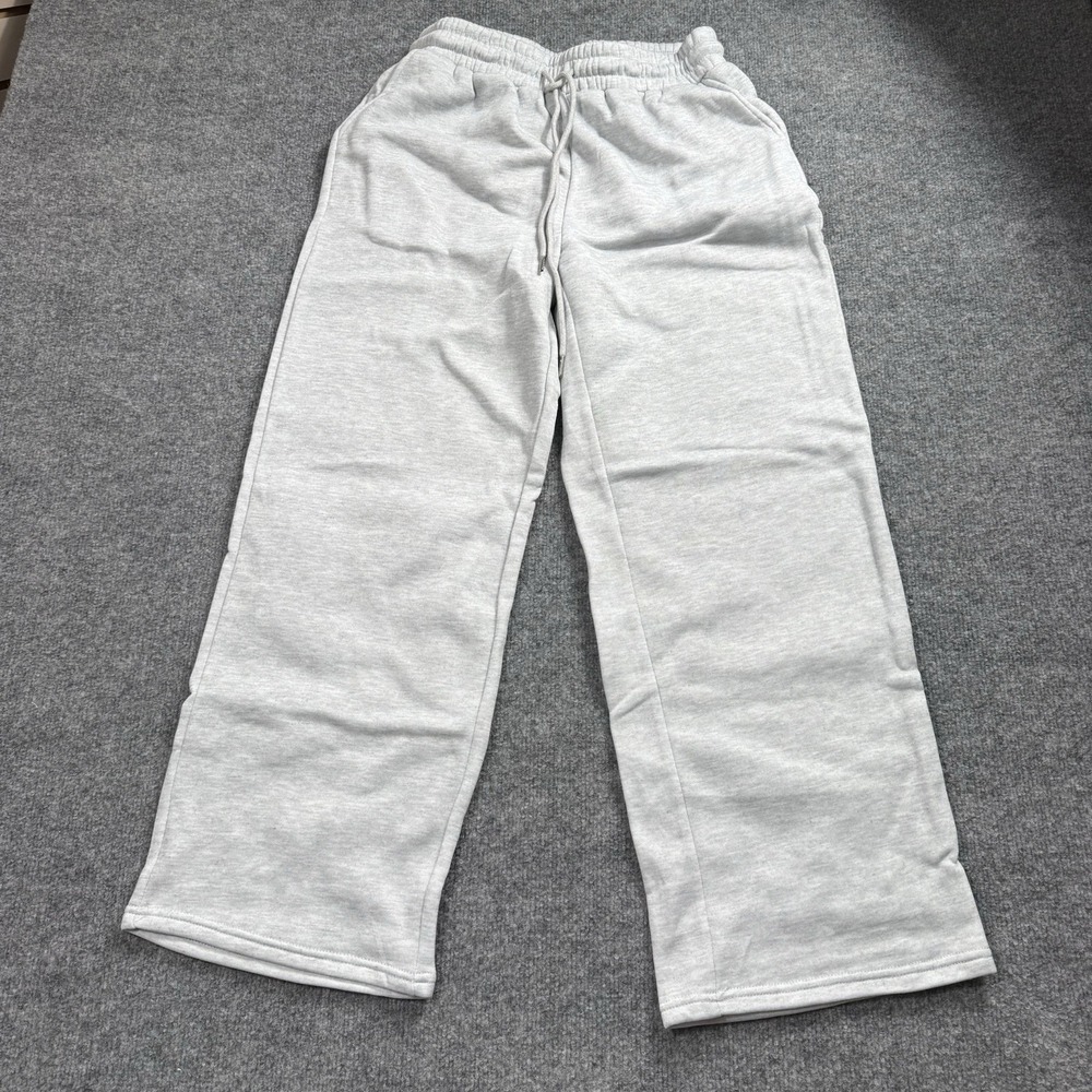 Sweatpants‎ Wide Leg Fleece Drawstring Waist Lounge Pants NWT Size Medium